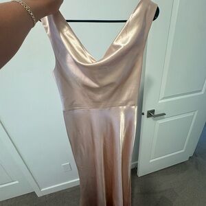 Elegant Satin Evening Gown